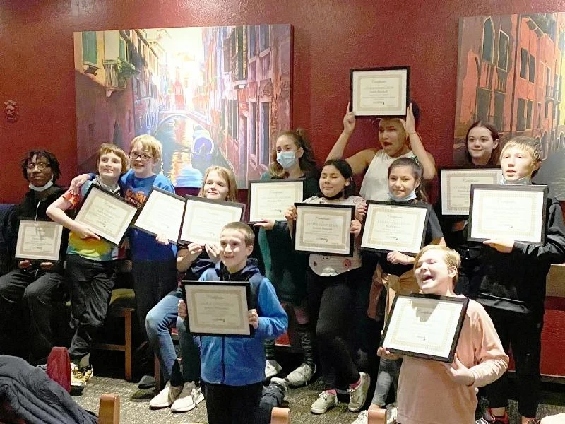 children in Pathfinders discipleship program